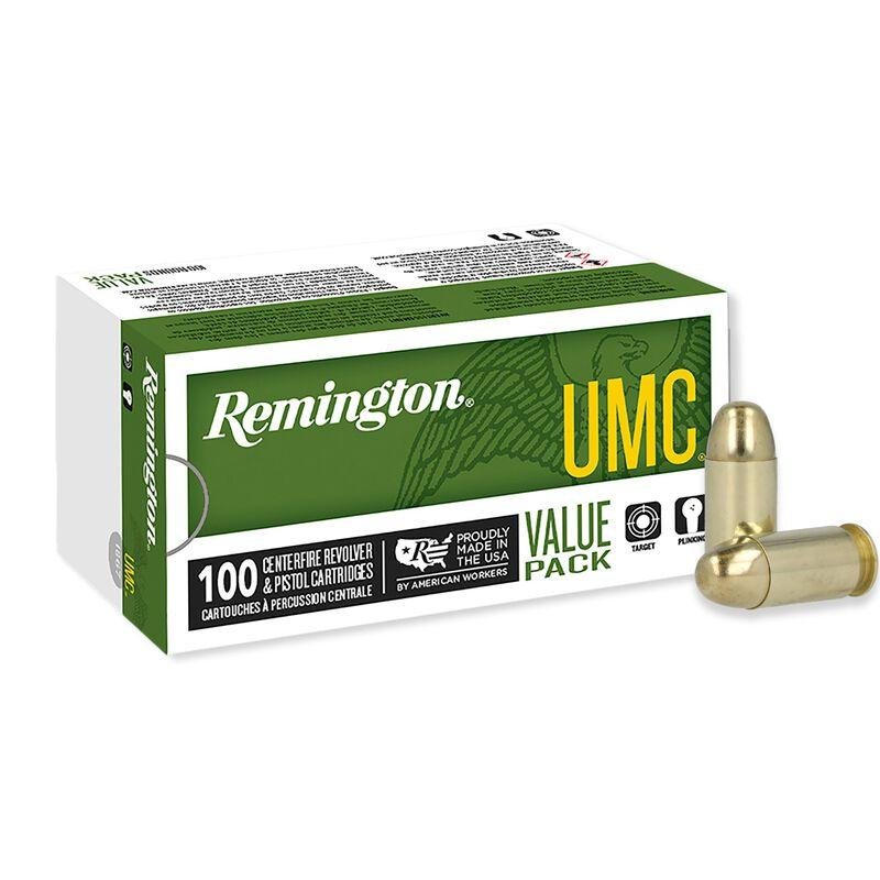 Remington UMC Value Pack 45 ACP 230 gr Full Metal Jacket (FMJ) 100 Rounds - Remington Arms Company, LLC - FULL METAL JACKET