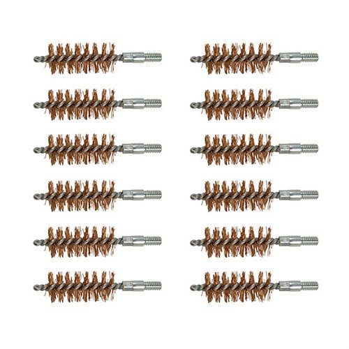 Brownells Double-Tuff Bronze Pistol Brush 50 Caliber 12 Pack