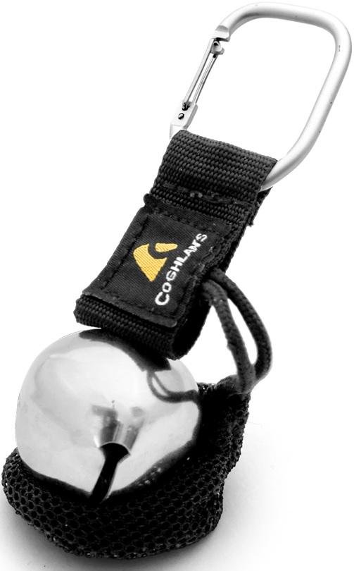 Coghlans 2125 Bear Bell with Carabiner and Magnetic Silence Pouch