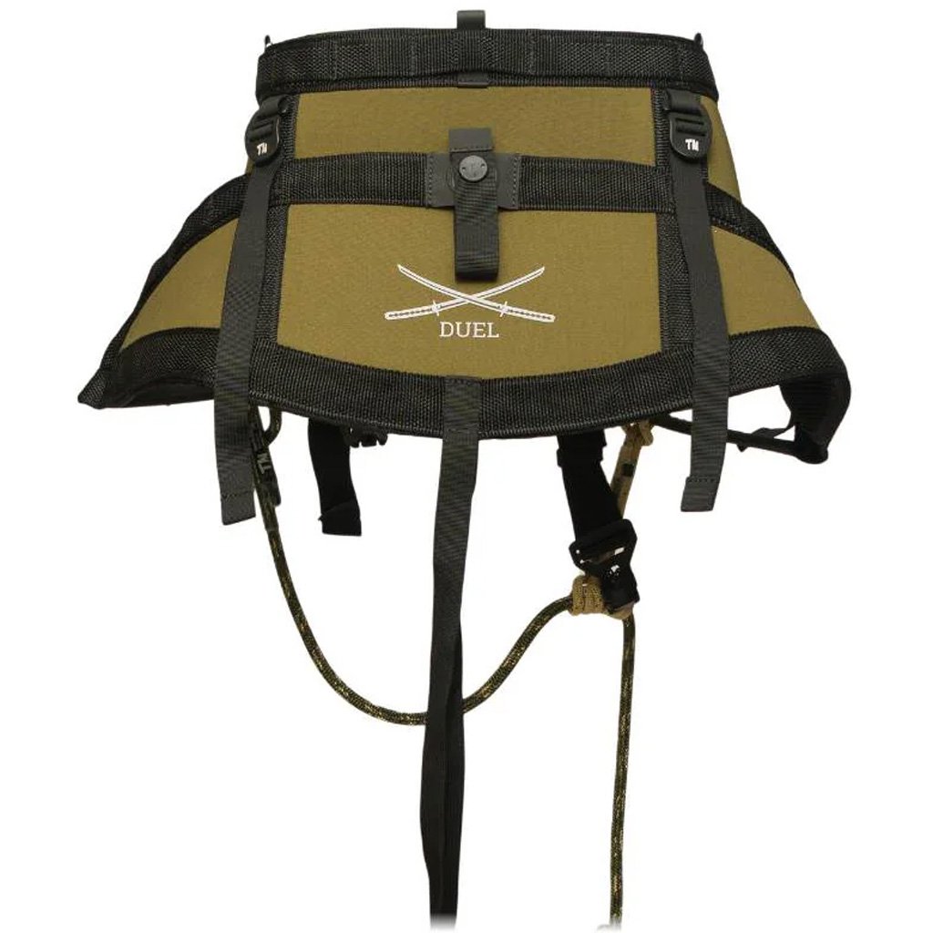 Timber Ninja Duel Saddle XL Lightweight Hunting Saddle Olive NinjaMax