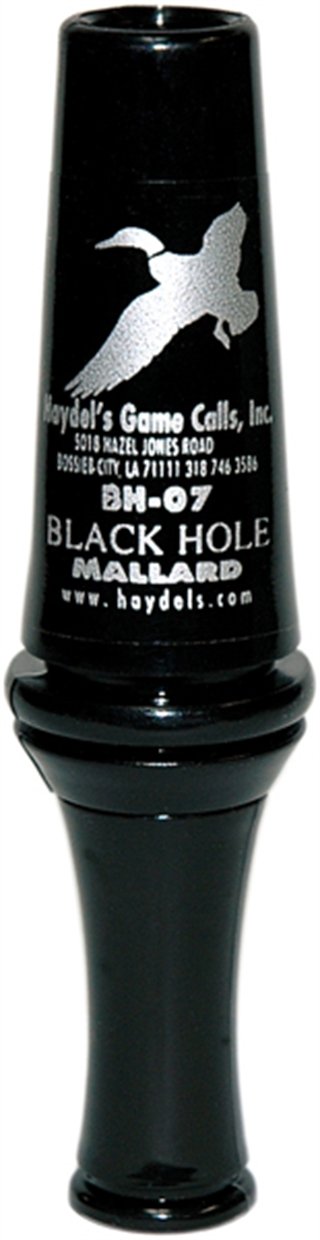 Haydel's BH07 Black Hole Double Reed Duck Call Polycarbonate Mallard - HAY - DUCKS