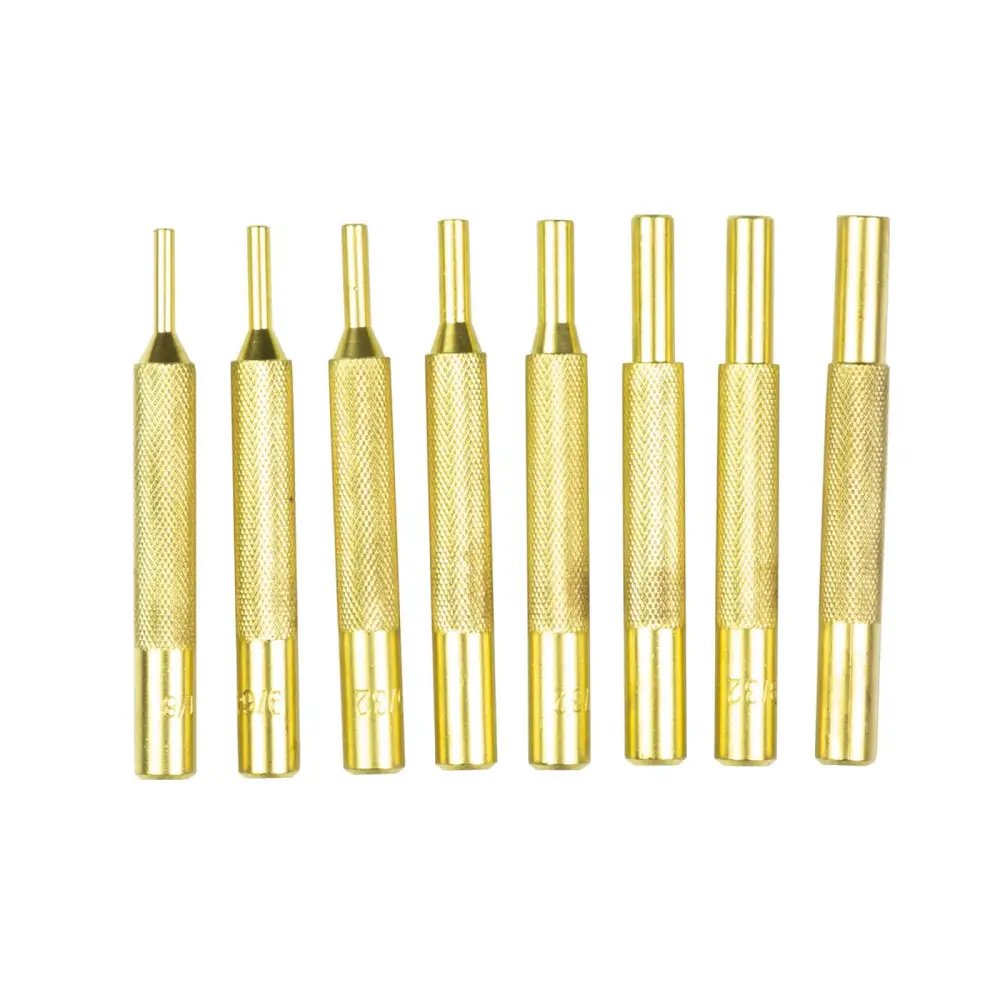 Wheeler 780194 Brass Punch Kit 8-Piece with Storage Pouch - Wheeler