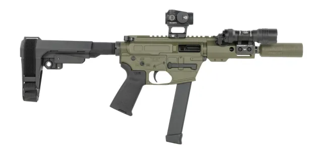 Shark Coast Tactical Creepy Andrew 9mm Luger 30+1 SBA3 Brace - Shark Coast Tactical - 9mm Luger