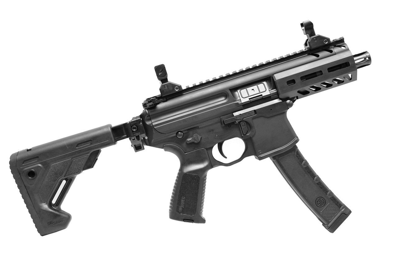 Sig Sauer WRMPX-4B-9-SBR-35 MPX SBR 9mm 4.5 In 35+1 Black Folding Stock - Sig Sauer - 9MM