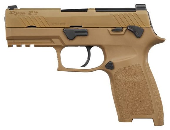 Sig SAUER M18 CSS 9mm 3.9in 10rd Coyote Striker Pistol (M18-9-CSS-MS-10)