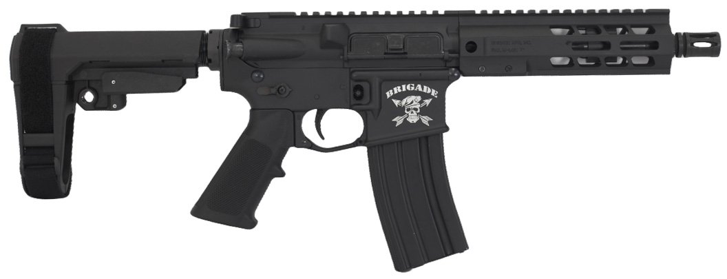 BRIGADE BM-15 5.56 7.5 BLK SBA3 MLOK A2 - Brigade Manufacturing - 5.56 NATO