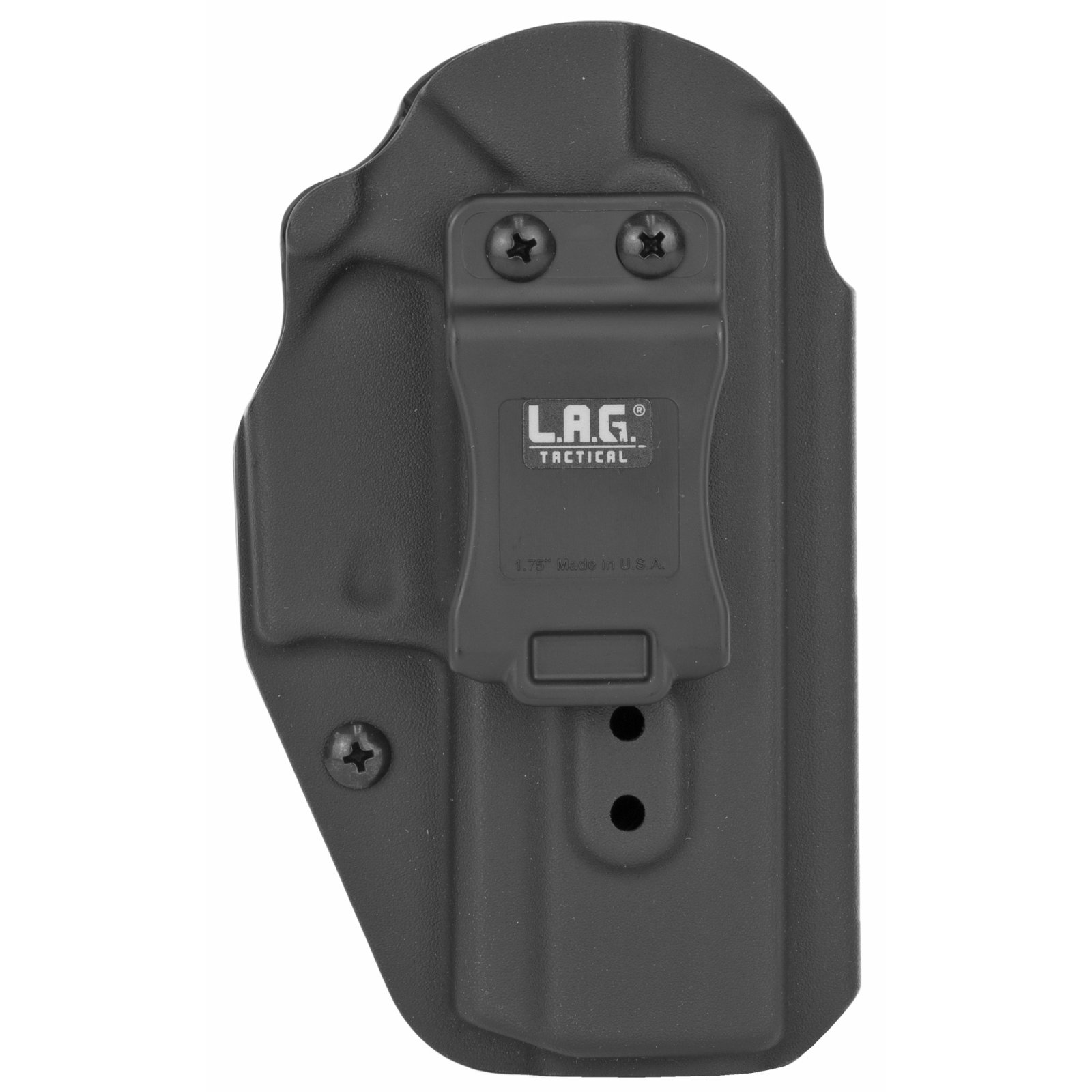 L.A.G. Tactical 70401 Liberator MK II Holster, Ambidextrous, Kydex Black - L.A.G. Tactical, Inc.