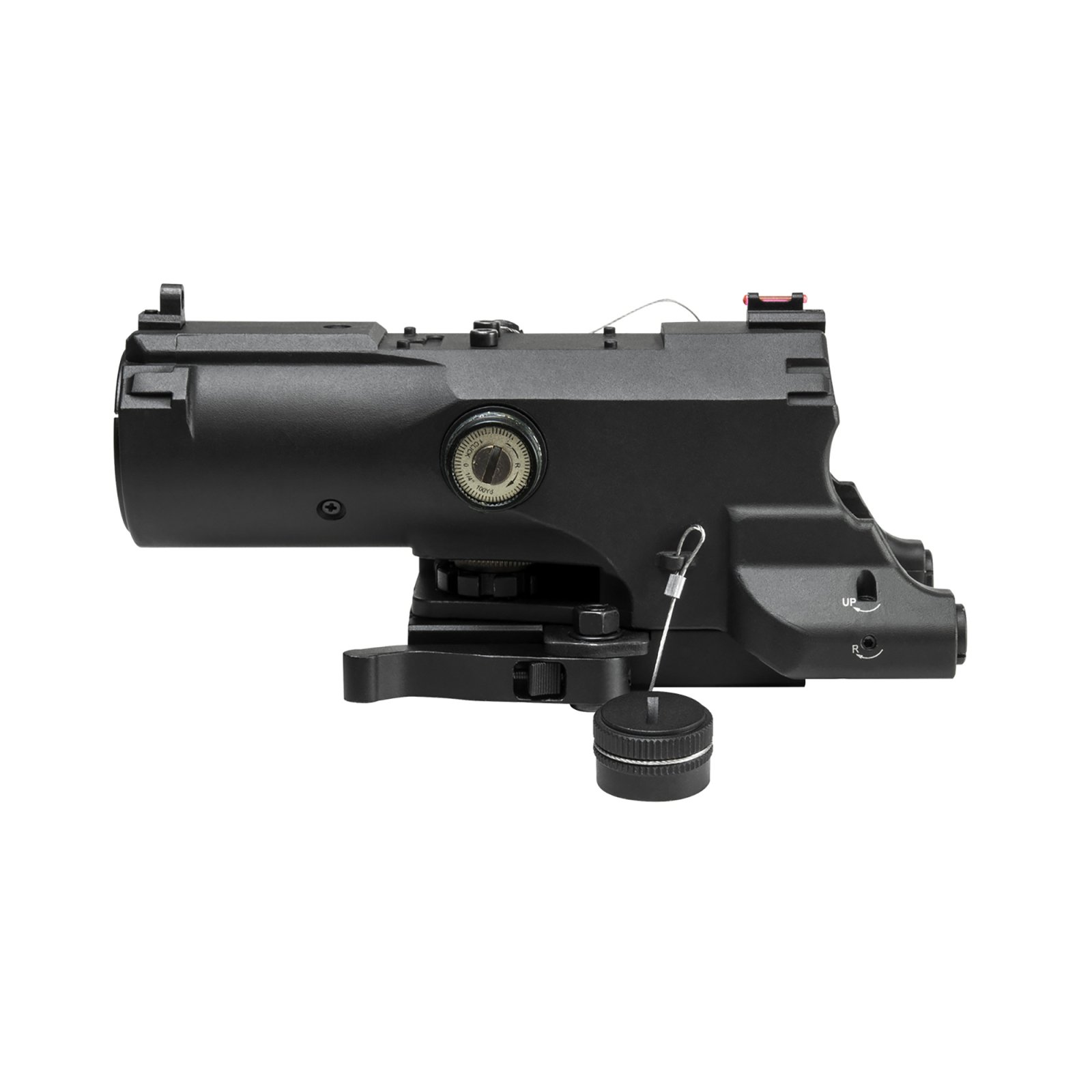 NcStar VECO434QRBM2 ECO MOD2 4X34mm Scope, MOA Reticle, LED, Laser, Black