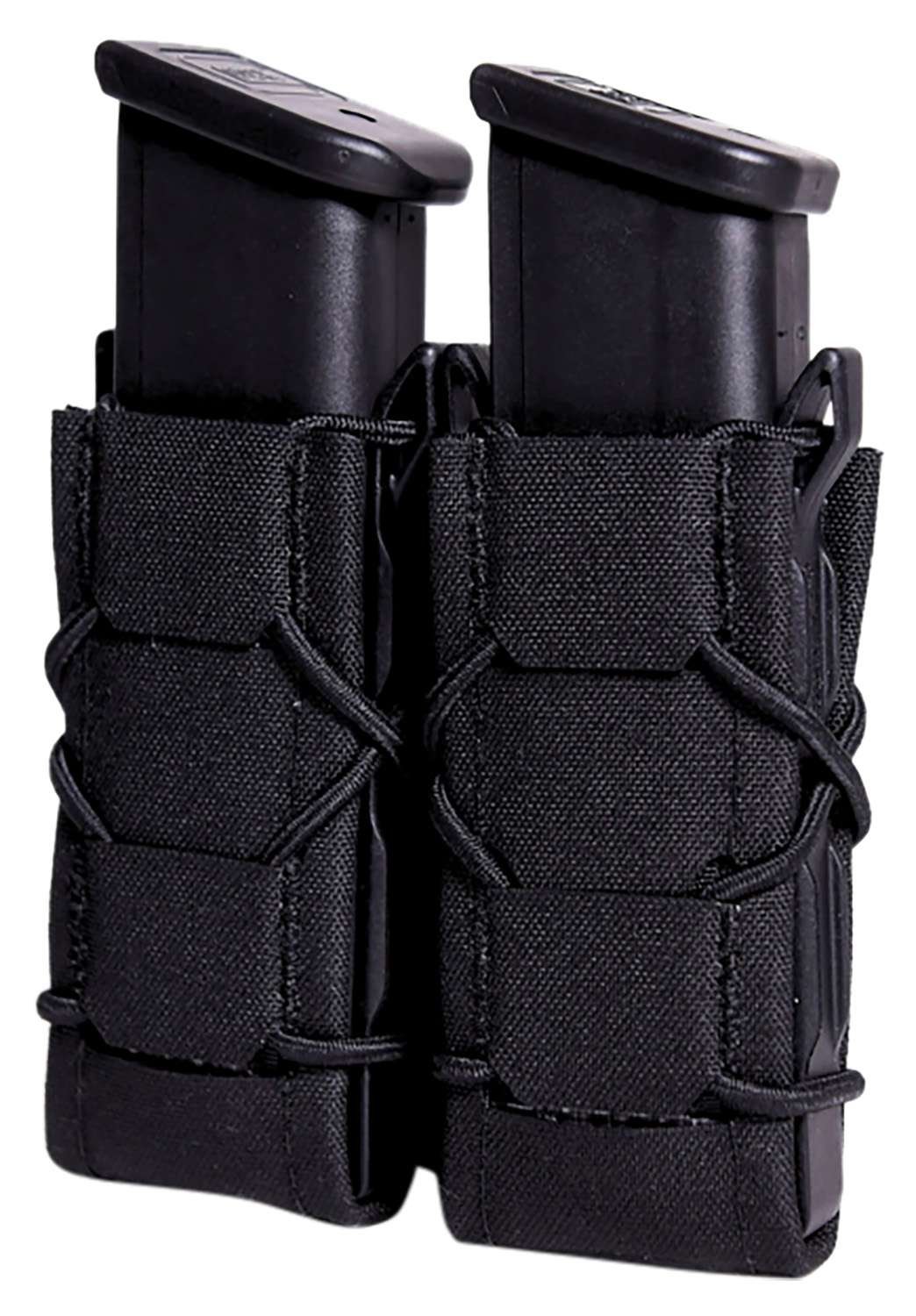 High Speed Gear 24PT02BK TACO Gen 2 Double Pistol Black Nylon MOLLE - High Standard - BLACK