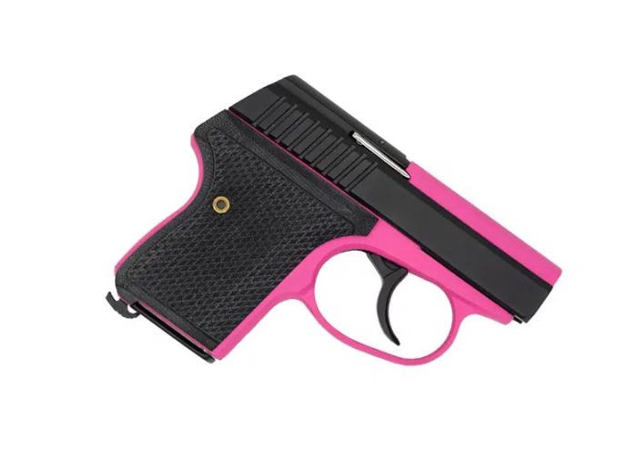 Seecamp LWS-380-PSHERBW .380 ACP Pink Cerakote, 6+1, DAO, 11.5 lbs Trigger - SEECAMP