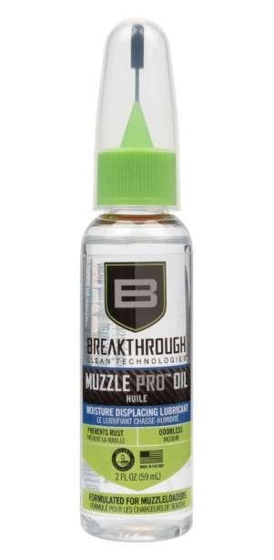 Breakthrough MuzzlePro Oil Bottle With Needle Tip 2oz - Breakthrough Clean - 2 OZ