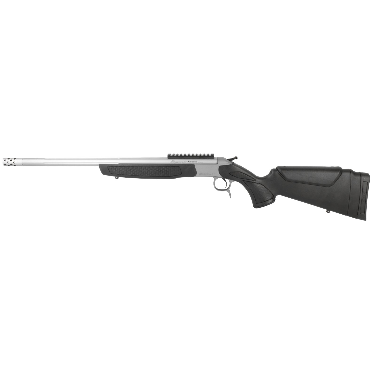 CVA CR4442S Scout TD 45-70 22" SS/Black with Brake & Rail