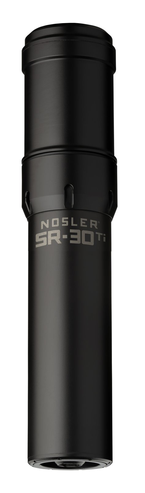 Nosler SR-30Ti Suppressor 30 Cal 7.96 in Black Titanium 5/8x24 TPI