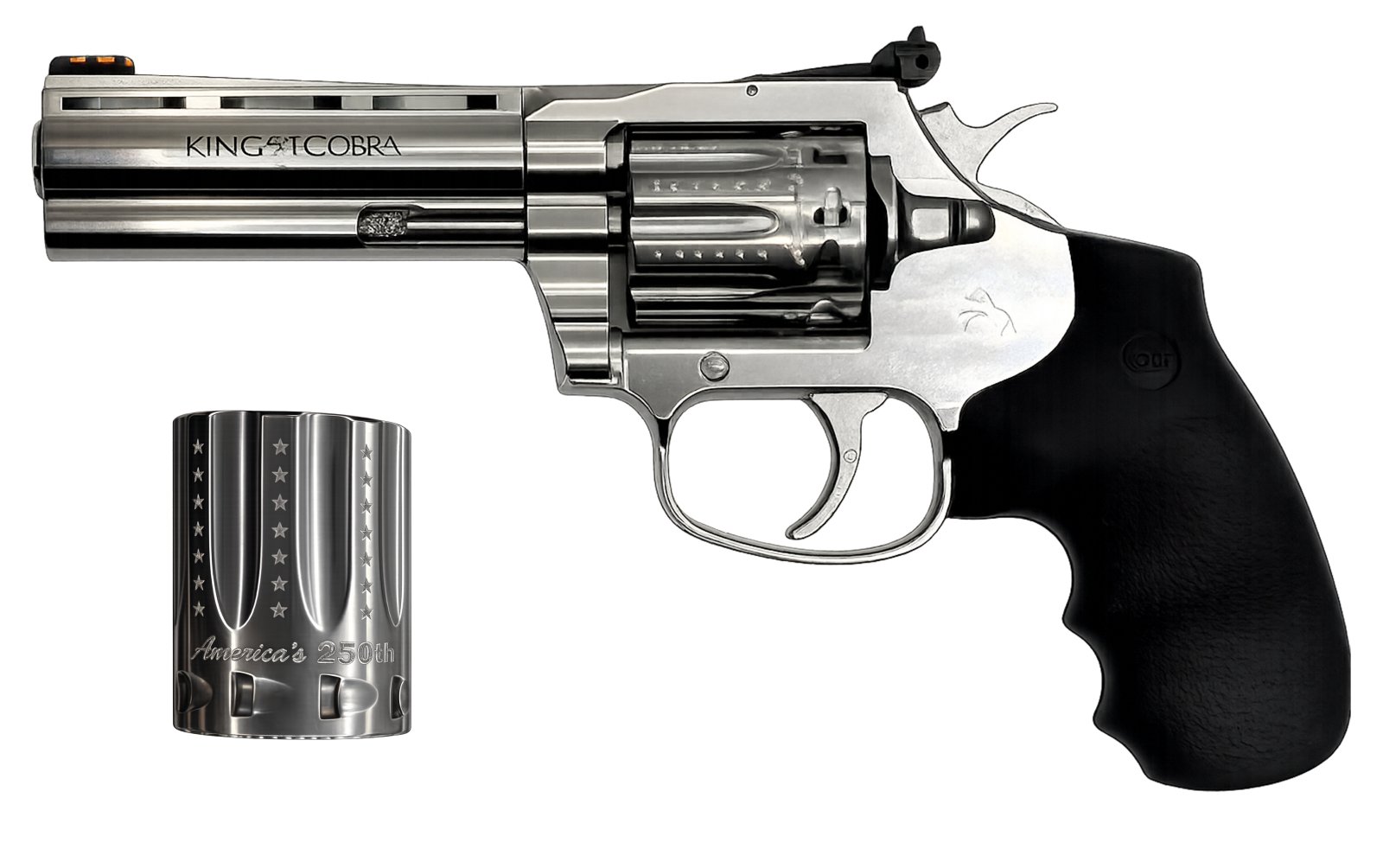 COLT KING COBRA TARGET 250TH CYLINDER 22LR 4.25IN BARREL KCOBRA22-SP4RFO250TH