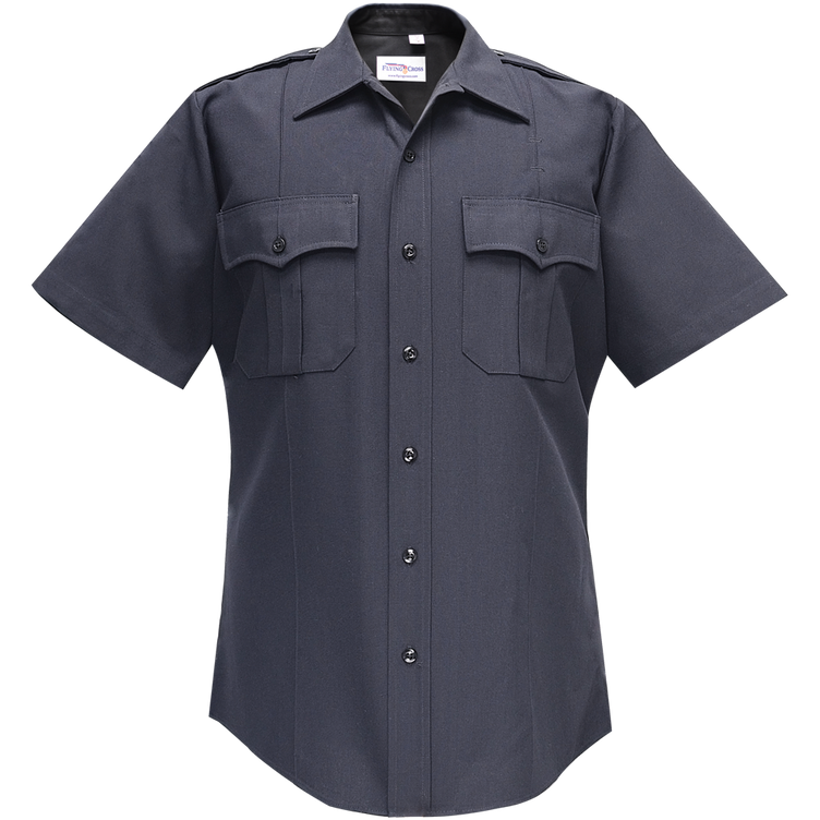 Deluxe Tropical Short Sleeve Shirt w/ Convertible Sport Collar