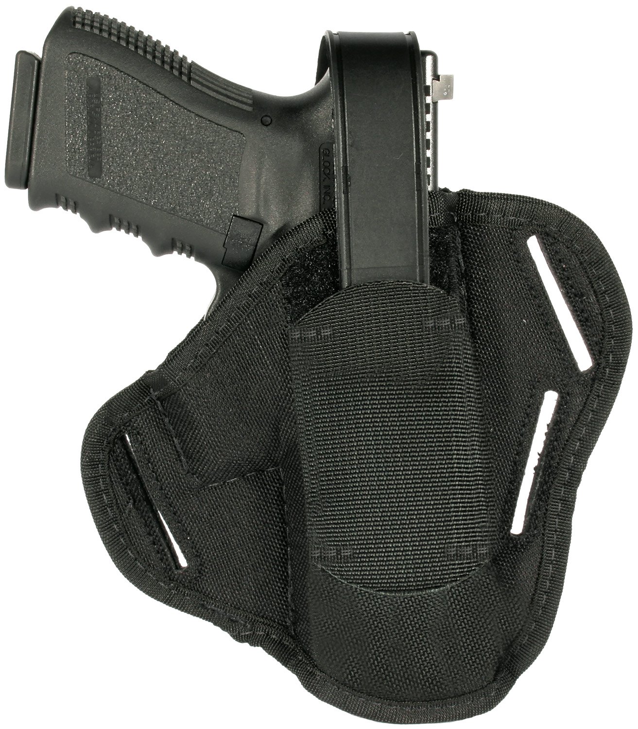 Blackhawk 40CP01BK Pancake Holster Medium Frame Auto .32/.380 Black Nylon - Blackhawk - BLACK