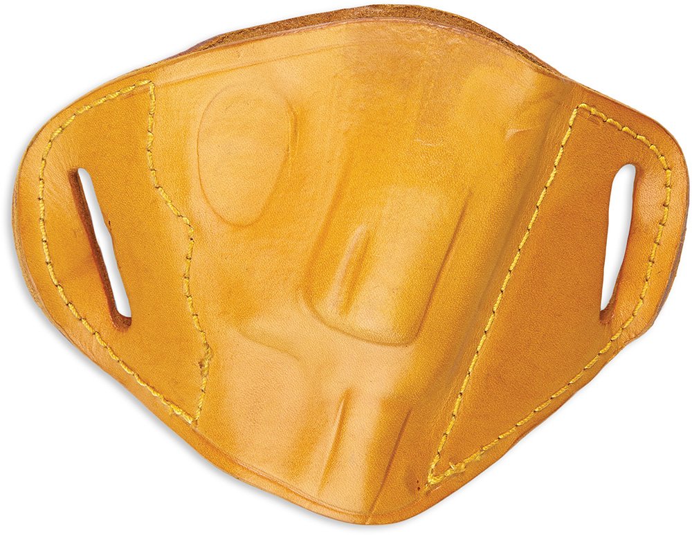 Bulldog MLTRS Tan Leather OWB Belt Slide Holster for S&W J Frame - Bulldog - TAN