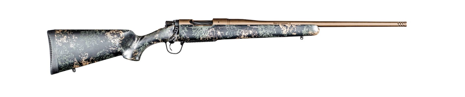 Christensen Arms Mesa FFT 6.5 Creedmoor 20" Bolt Action Rifle, Green/Tan, Ultralight Stainless Steel Barrel, Cerakote Finish, Sub-MOA Guarantee - Christensen Arms - 6.5 Creedmoor