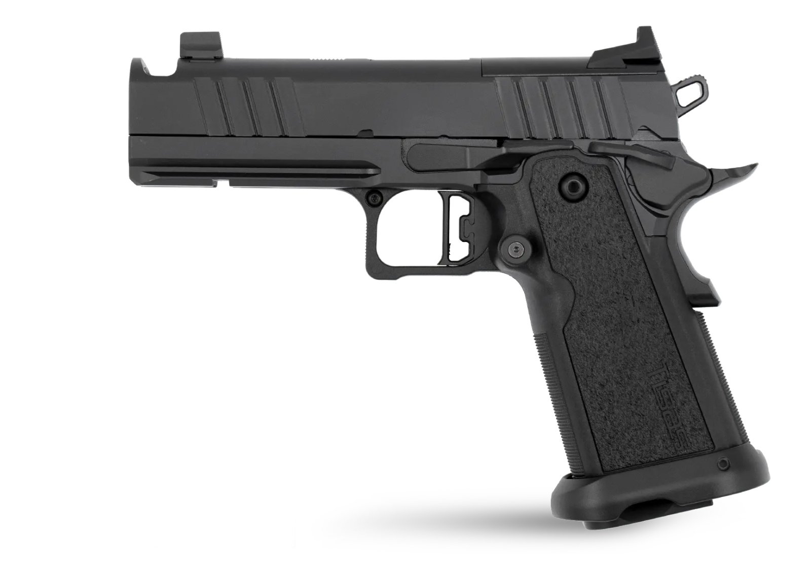 Tisas 12700004 1911 CARRY Double Stack 9mm 4.25" Black QPQ Semi-Auto Pistol