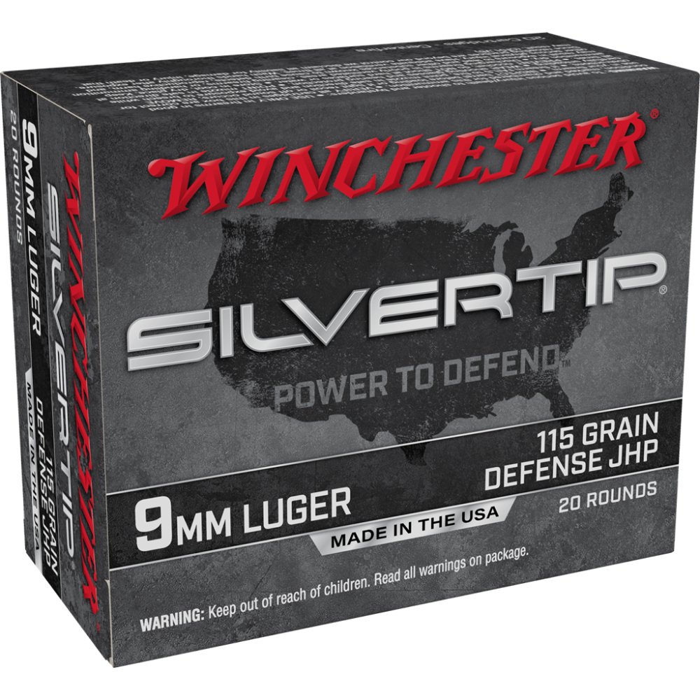 Winchester W9MMST 9mm Luger 115 Grain Jacketed Hollow Point 20 Rounds