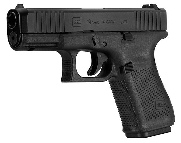 Glock Gen 5 19 FS 9mm 4.02" Barrel Black Frame nDLC Slide 10+1