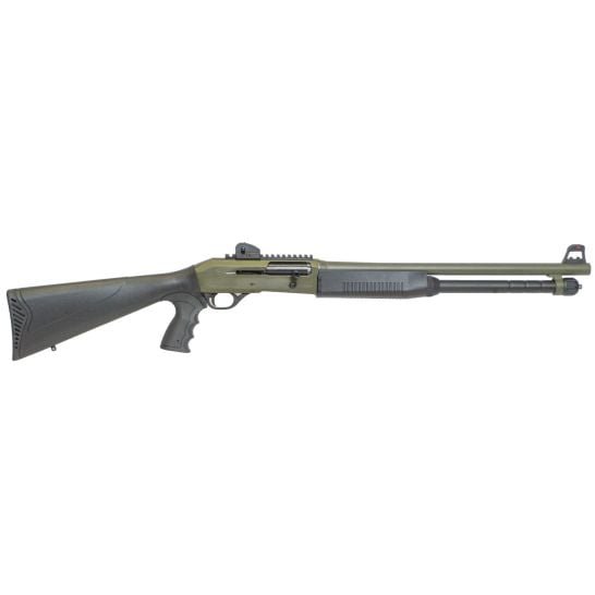 Buy Century Arms Centurian A4 Shotgun 12 Ga 18.5 in OD Green Ghost Ring Sight 3 in 5 rd online