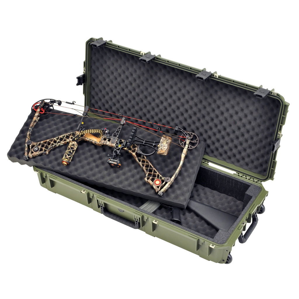 Buy SKB Sports iSeries 3I-4217-DB-M Double Bow/Rifle Case Green 42in online