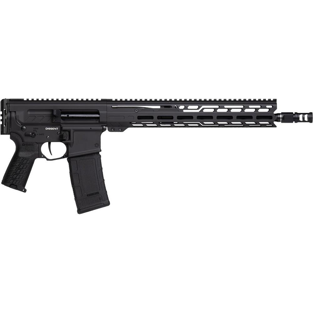 CMMG Dissent Mk4 300BLK 14.5" Armor Black Compact Action Pistol 30ACB0F-AB - CMMG - .300 BLK