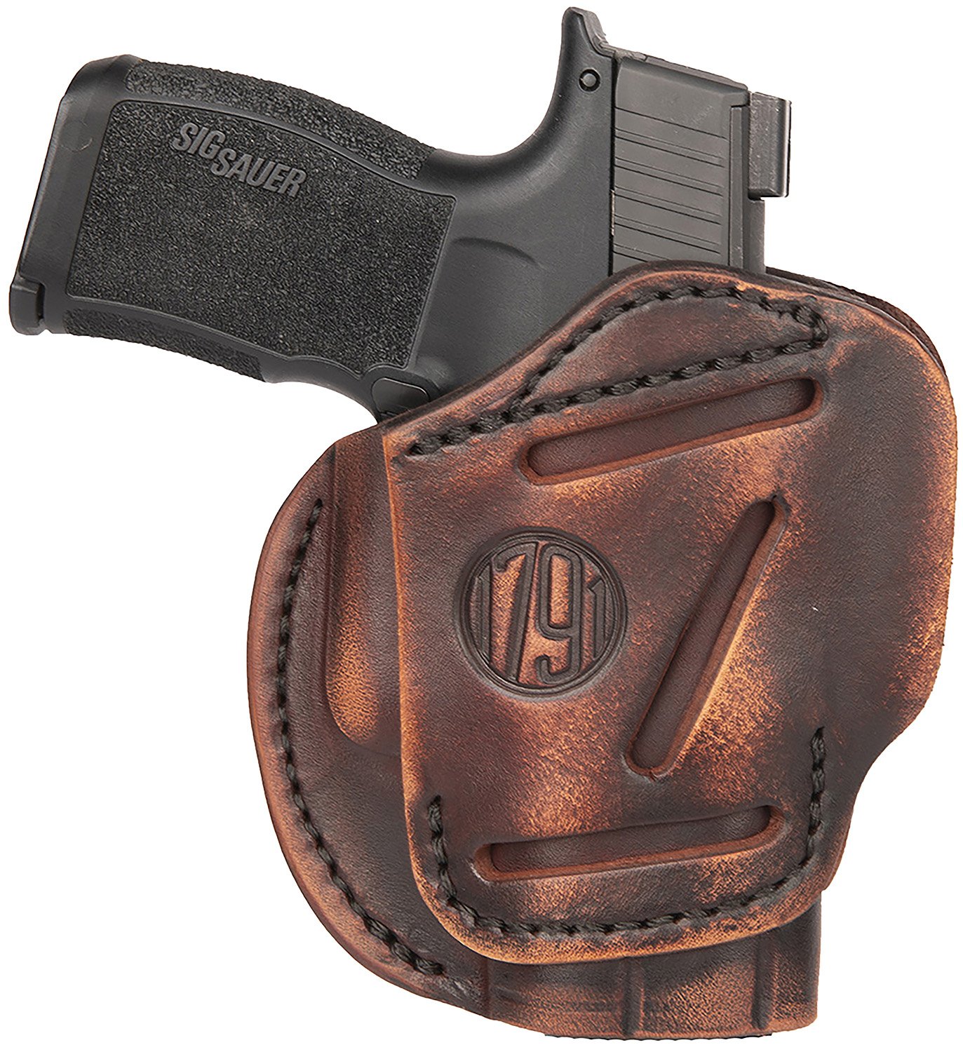 1791 Gunleather 3WH2VTGA 3-Way Leather Holster Ambidextrous Size 02 - 1791 Gunleather - VINTAGE