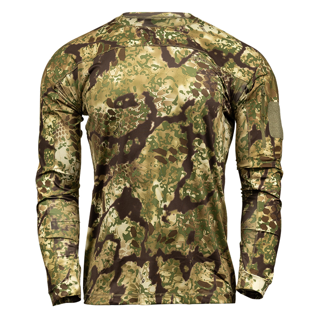 Kryptek 18VALLSCTS4 Valhalla Crew Shirt Obskura Medium, Quick-Dry, Breathable