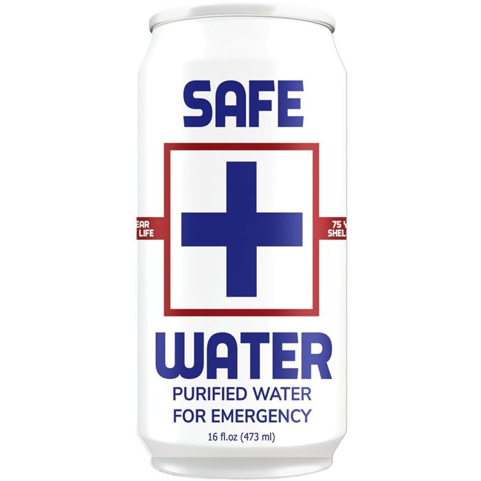 Dnk Marketing Safe Water 16OZ Canned Water-24 Cans Per Case - DNK MARKETING
