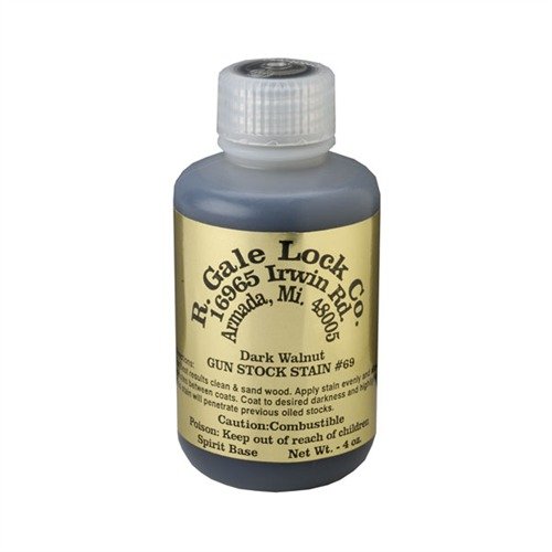 R. GALE LOCK CO. DARK WALNUT STAIN 4OZ. - R. GALE LOCK CO.