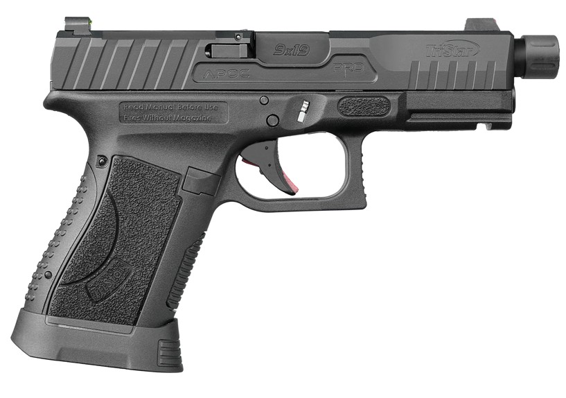 TriStar 85780 9mm Luger APOC Pro Pistol 9mm FS 4.0" Black 15-rd