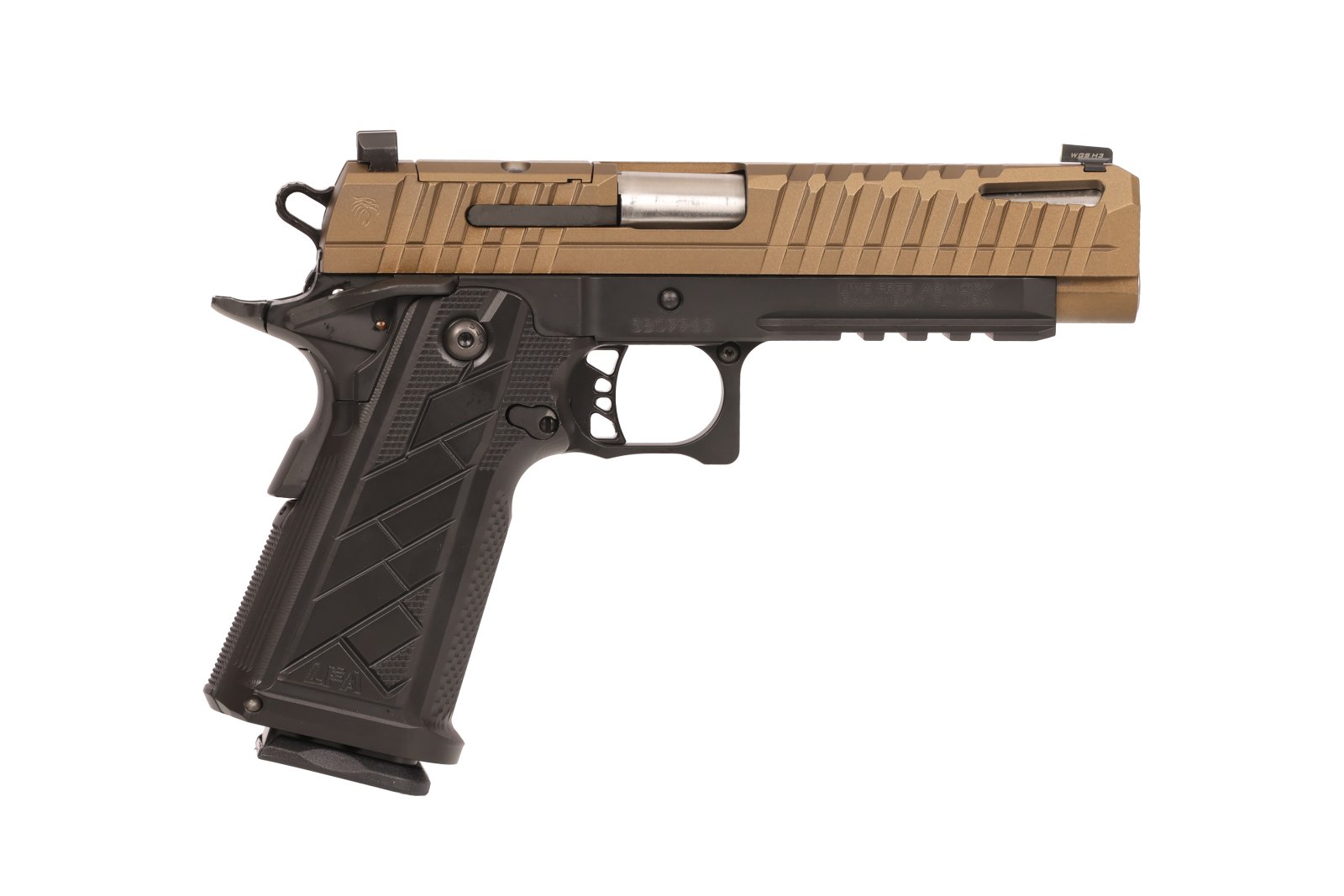 Century Arms HG8640B-N LFA Apollo 11 V2 9mm 4.9" Bronze Cerakote Semi-Auto Pistol