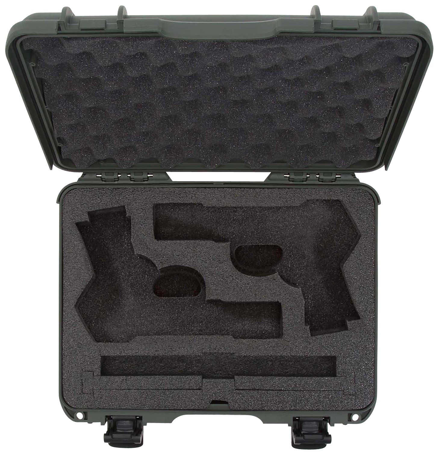 Nanuk 910CLASG6 Olive Pistol Case, Waterproof, Foam Padding, 13.2"x9.2"x4.1" - Nanuk - OLIVE