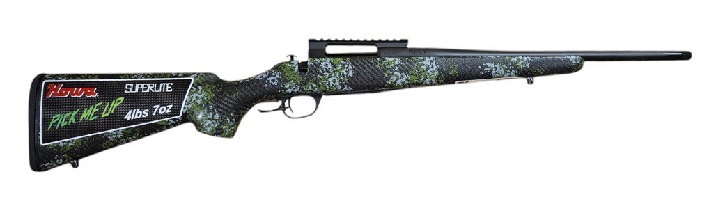 LSI HOWA HCSL65CGGSBWB-16 M1500 6.5 CR 16.25" CF Bolt Rifle Green/Gray