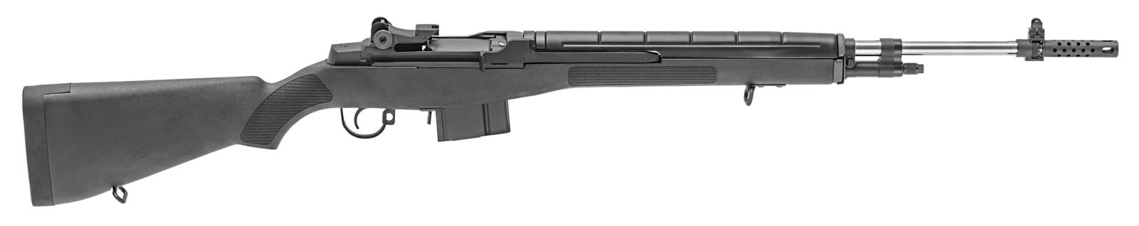 Springfield M1A Loaded 6.5 Creedmoor Tactical Rifle 22" Barrel Blue - Springfield Armory - 6.5 Creedmoor
