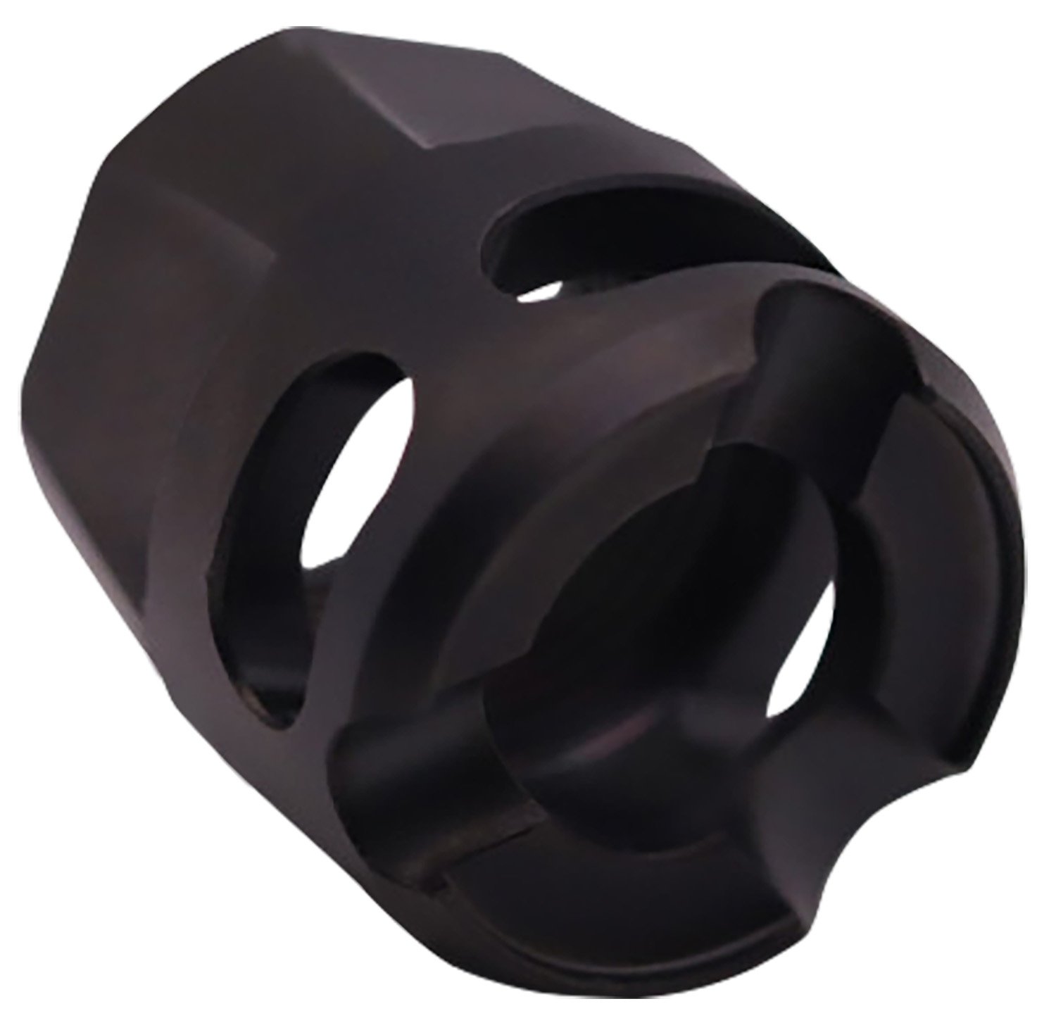 True Precision Y-Micro Compensator 9MM 1/2-28 Threads Black DLC Finish