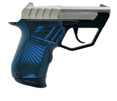 Buy Taurus TUC 22LR 2.5IN BARREL 9RD STAINLESS BLUE G10 GRIPS 1-22TUC139-BG10 online