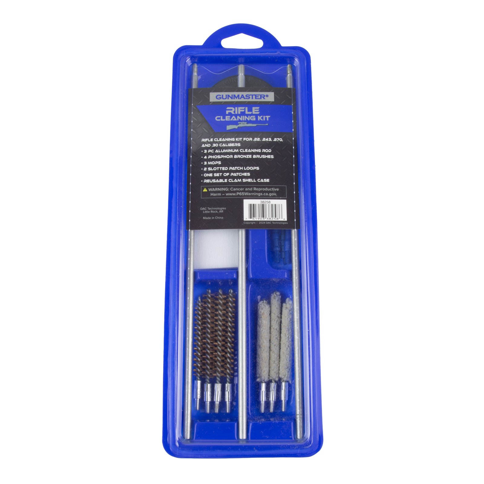 Gunmaster Universal Rifle Cleaning Kit - 16pc