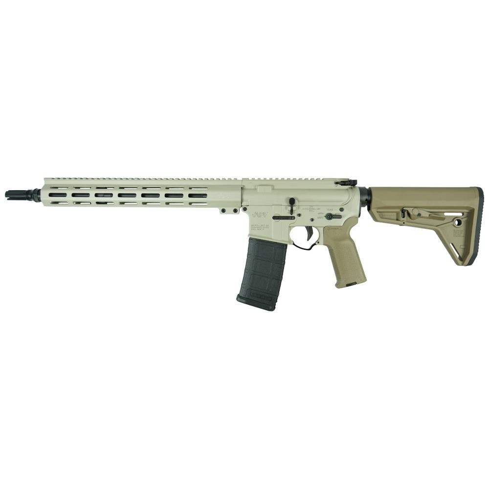 APF RI-237 Sand Cerakote Rifle 5.56mm 30rd 14.5" Pinned Barrel - Alex Pro Firearms - 223 Remington