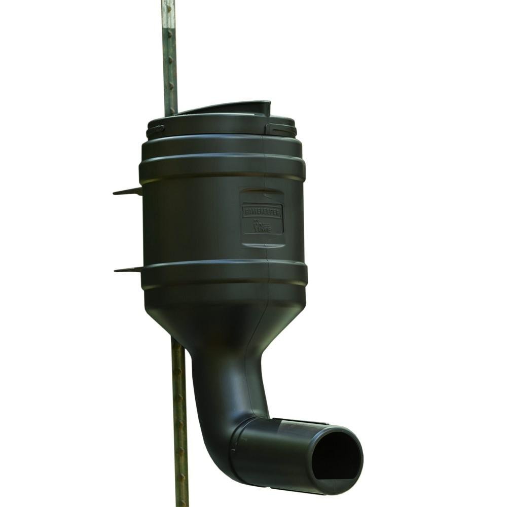 On Time 71855 Gamekeeper T-Post Feeder 80 lb Capacity - On Time Wildlife Feeders