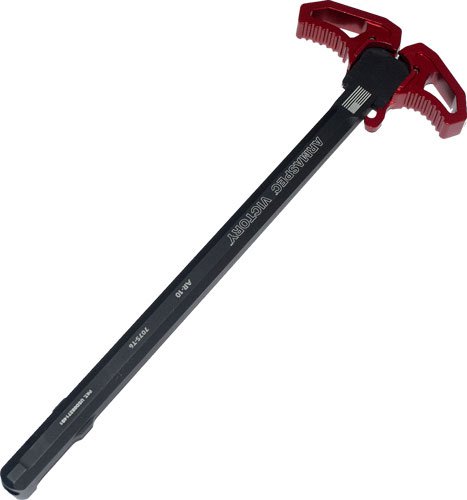 Armaspec ARM162RED Victory Ambidextrous AR-10 Charging Handle Red - Armaspec