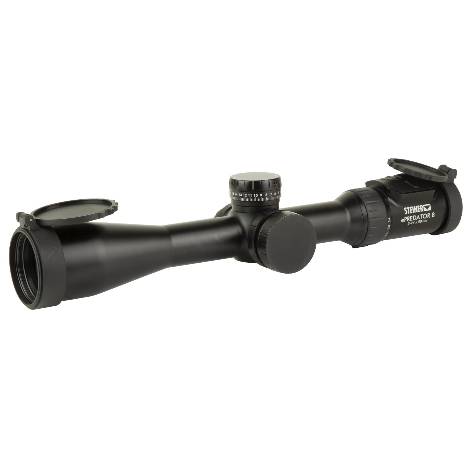 Steiner 3103 ePredator 8 Black 3-24x50mm 34mm Tube Illuminated 4A-I Ret...