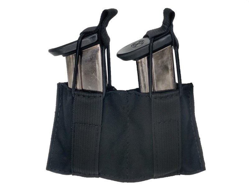 TacShield T3607BK Double Speed Load Pistol Molle Pouch Black
