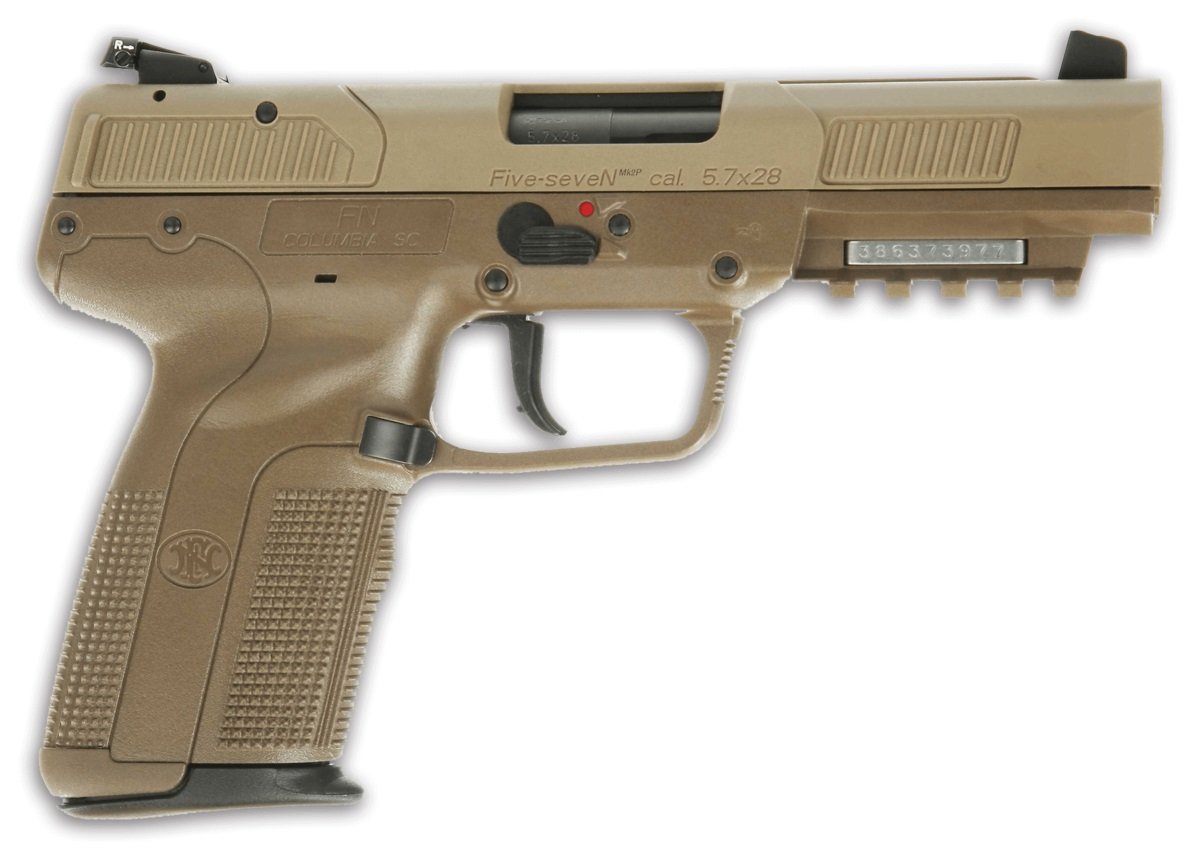 FN Five-seveN MK2P 5.7x28mm 4.8" Barrel 20+1 FDE/FDE