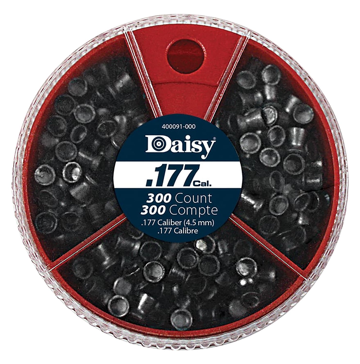 Daisy .177 Dial-A-Pellet 300ct Flat Pointed Hollow Point 987781-446 - Daisy Manufacturing Co., Inc. - 177