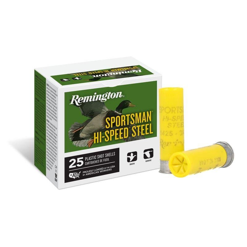 Buy Remington 20879 Sportsman 20ga Hi-Speed Steel Shotshells, 3in, 1oz, 1300fps, #2, 25 Rounds online