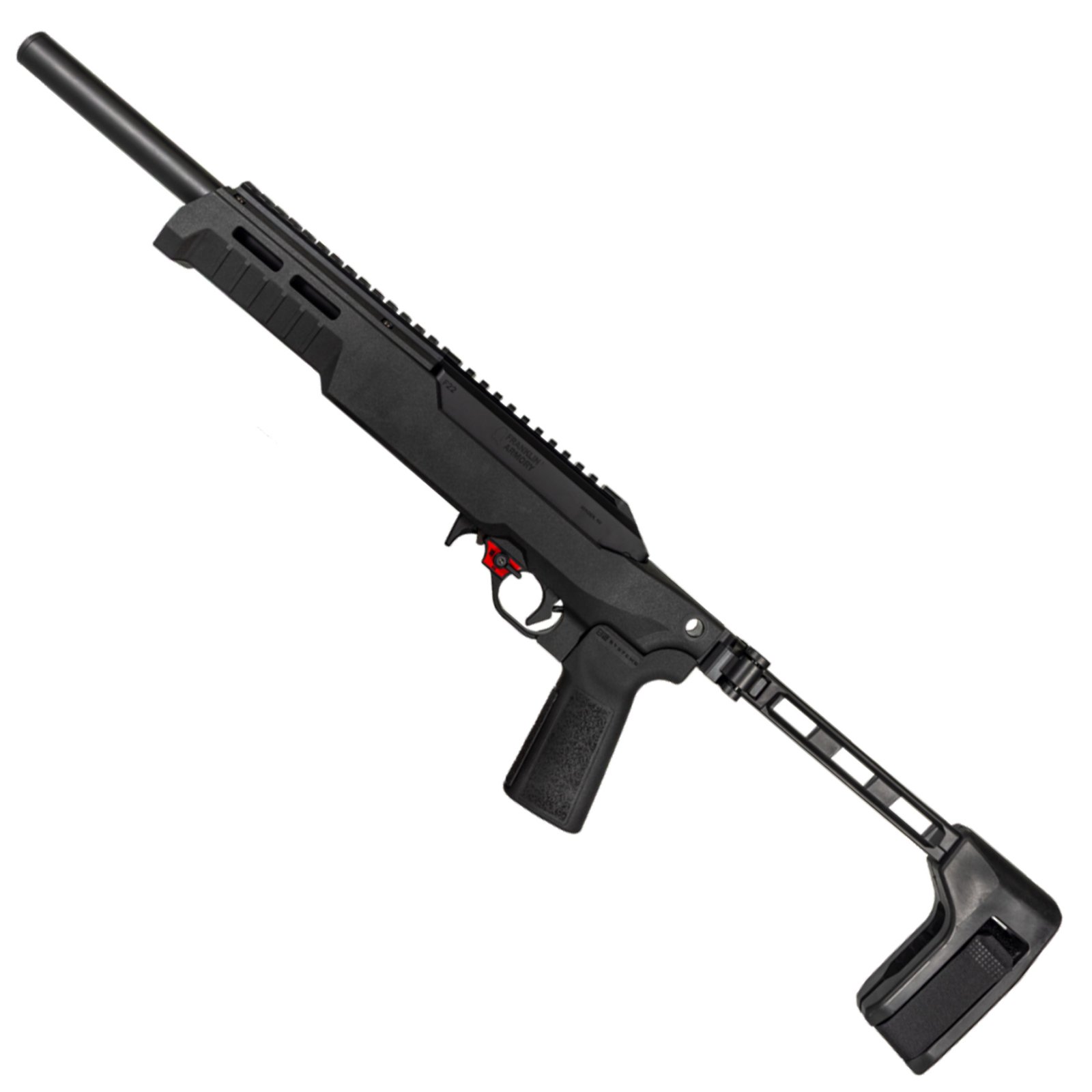 F22-V 22LR INT Suppressed 10" Pistol Integrally suppressed barrel Pistol in Chassis