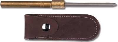 EZE-LAP M Knife Sharpener 3-1/4In Diamond Round Shaft Brass Handle